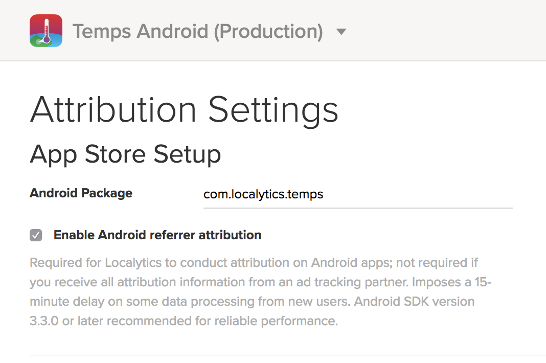 Enable Android referrer
