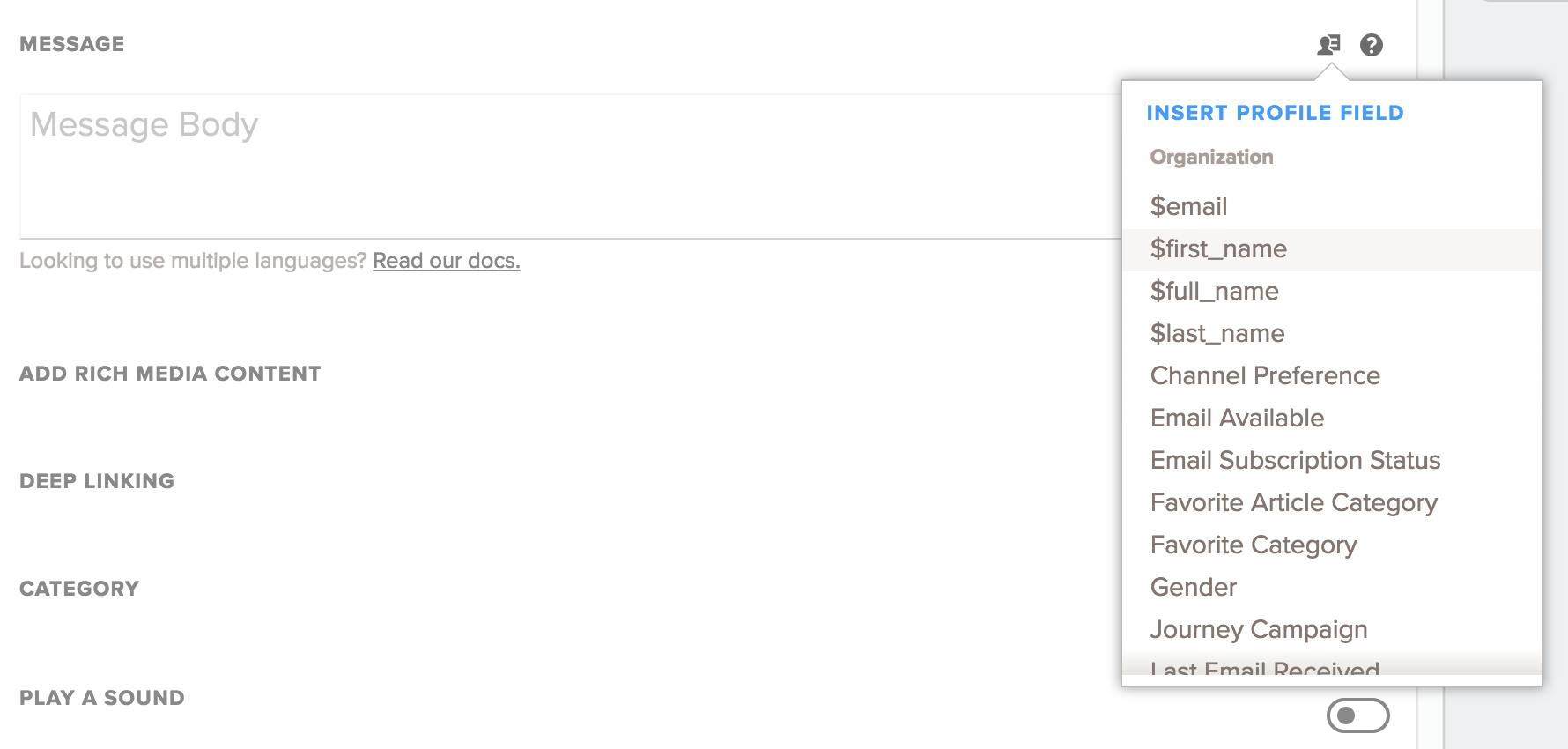 Personalizing messages