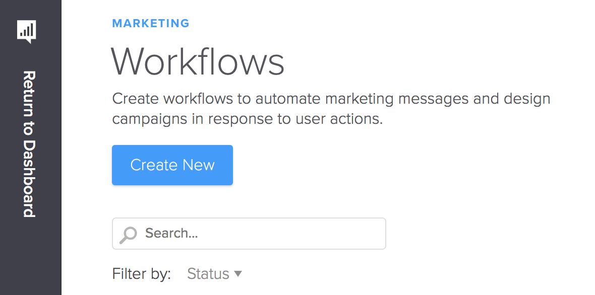 Create new workflow