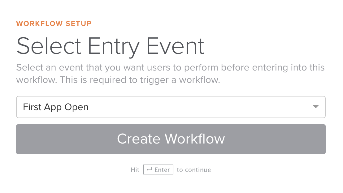 Create workflow