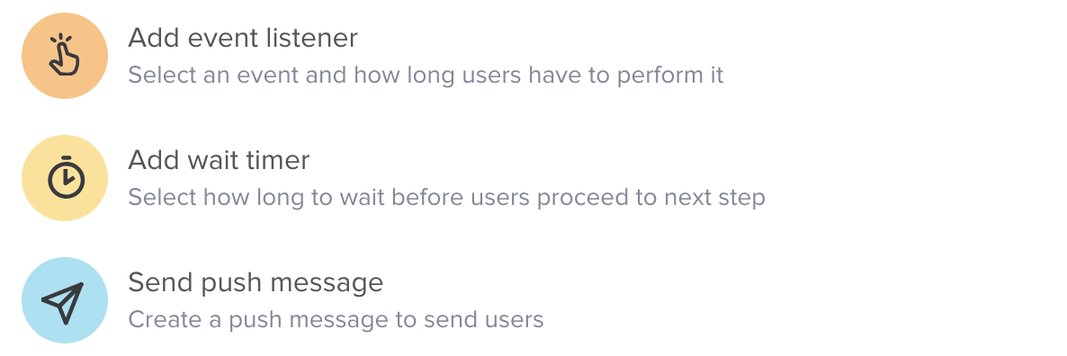 Action options