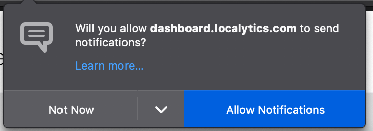 Confirm push notifications