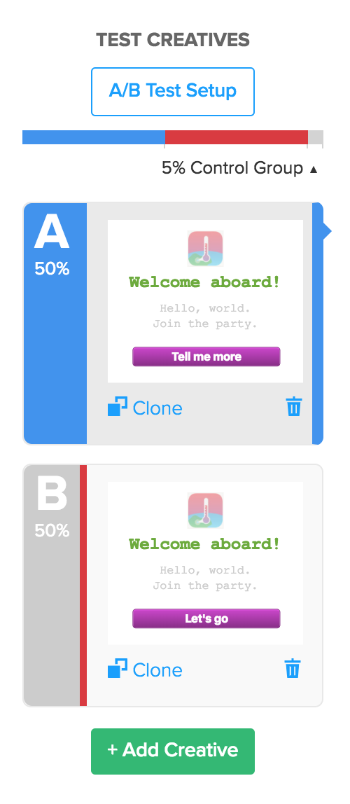 Test Creatives
