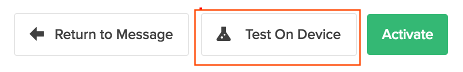 Test on device
