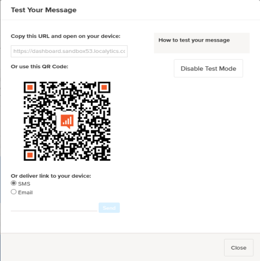 Test your message