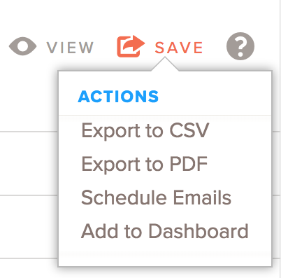 Data save options
