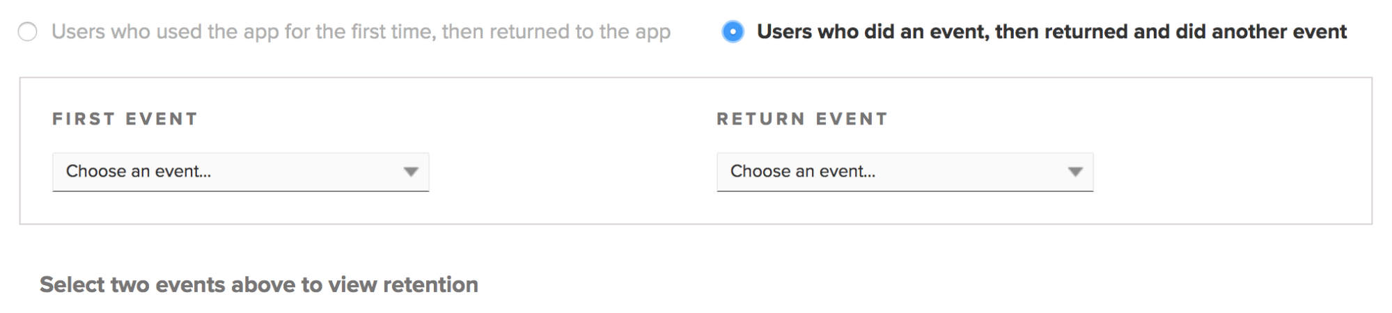 Event-based retention
